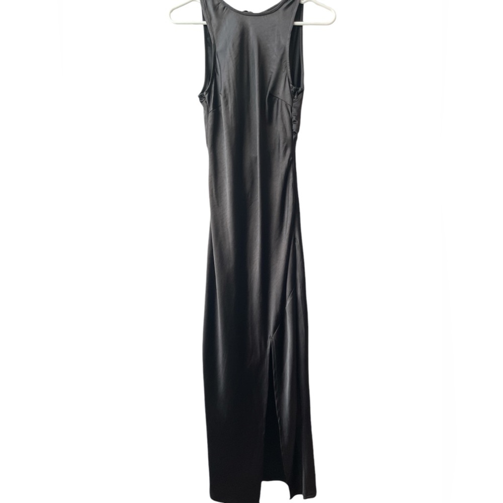NWT PETAL & PUP ELIZABETH SILKY BLACK DRESS